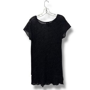 Eileen Fisher Alpaca Merino Tunic L Natural Fiber Knit Slow Fashion Minimal